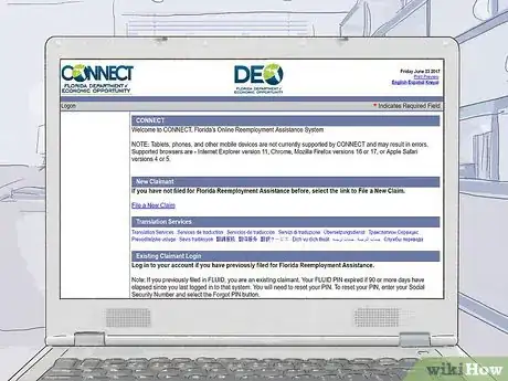 Image titled Apply for Unemployment Compensation in Florida Step 3