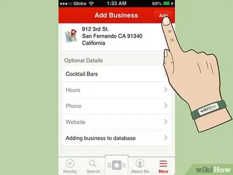 Image titled Add a Business to Yelp With the Yelp for iPhone App Step 9