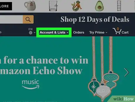 Image titled Change Your Shipping Address on Amazon on PC or Mac Step 2