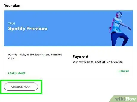 Image titled Cancel a Spotify Premium Trial Step 5