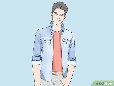 Image titled Wear a Denim Shirt Step 8