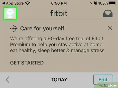 Image titled Connect a Fitbit Charge 2 to an iPhone Step 2