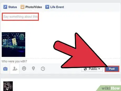 Image titled Share Videos on Facebook Step 16