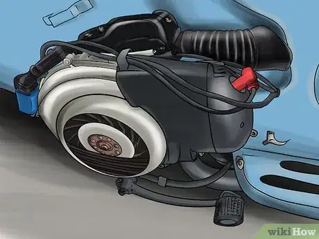 Image titled Change Gear Box Oil on a Vintage Vespa Scooter Step 1