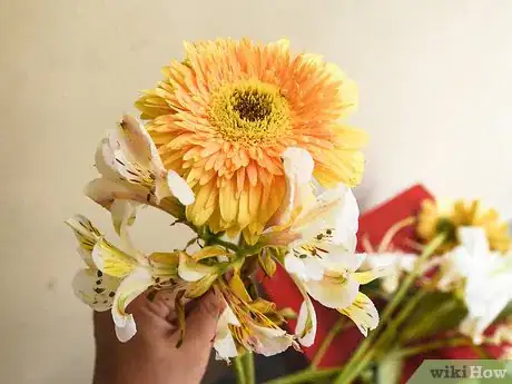Image titled Arrange a Bouquet of Flowers Step 2