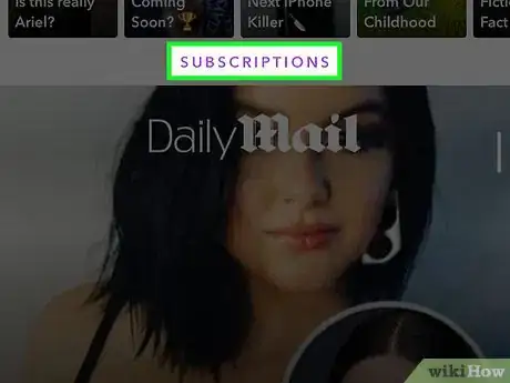 Image titled Unsubscribe from Discover on Snapchat Step 3
