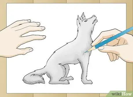 Image titled Draw a Realistic Wolf Step 23