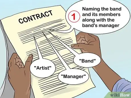 Image titled Write Contracts Between Bands and Managers Step 2