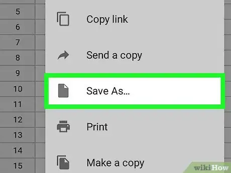 Image titled Save a .Xlsx Document on Google Sheets on Android Step 5