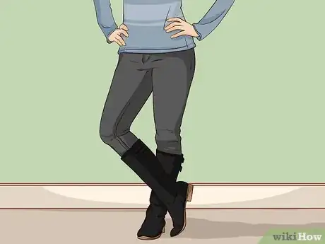 Image titled Style Tall Black Boots Step 2