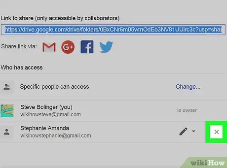 Image titled Unshare on Google Drive on PC or Mac Step 8