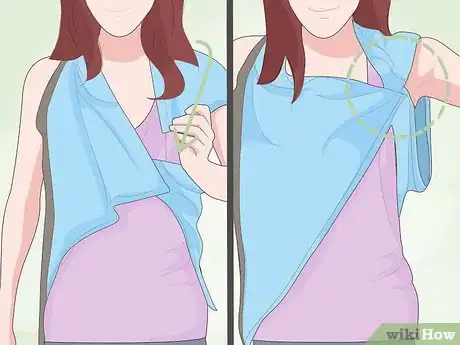 Image titled Wear a Vinyasa Wrap with Armholes Step 5
