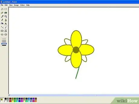 Image titled Draw a Flower in Microsoft Paint Step 14