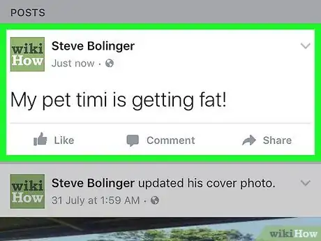 Image titled Add Photos to a Post on Facebook Step 14