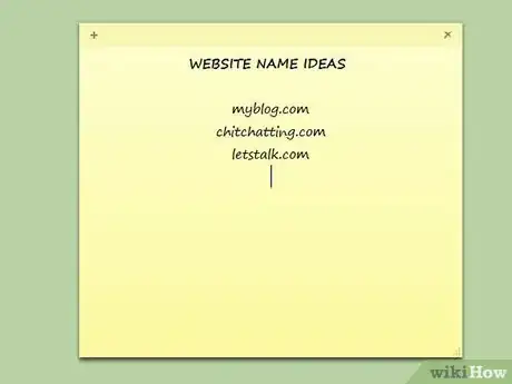 Image titled Create a Blog Website from the Ground Up Step 1