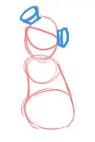 Image titled Draw Remy Ears Step 3