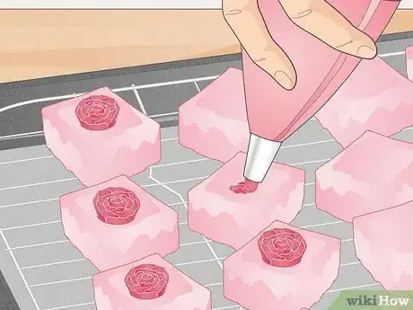 Image titled Make a Layered Fondant Iced Petit Four Cake Step 26