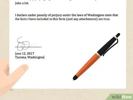Image titled Write a Family Law Declaration in Washington State Step 15