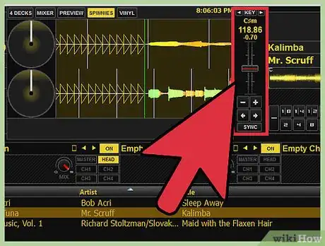 Image titled Mix Music Using Beatmatching Step 4
