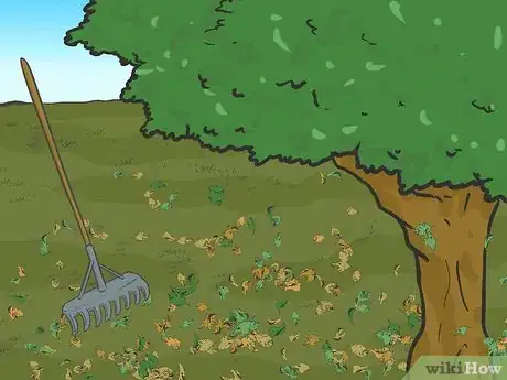 Image titled Mulch Leaves with a Lawn Mower Step 2