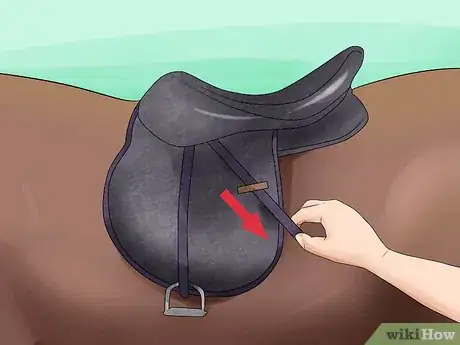 Image titled Adjust the Stirrups on an English Saddle Step 2