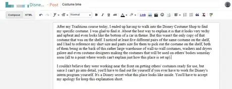 Image titled Write a Disney College Program Blog Part 5 Step 4.png