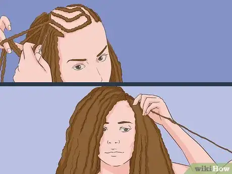 Image titled Add Hair to Braids Step 17