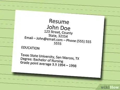 Image titled Write a Medical Resume Step 2