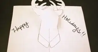 Make a Reindeer Pop up Card (Robert Sabuda Method)