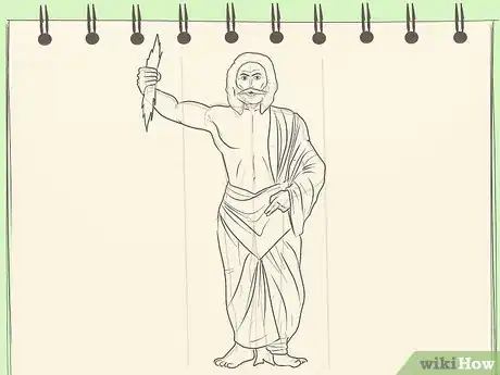 Image titled Draw Zeus with Charcoal Pencil Step 7