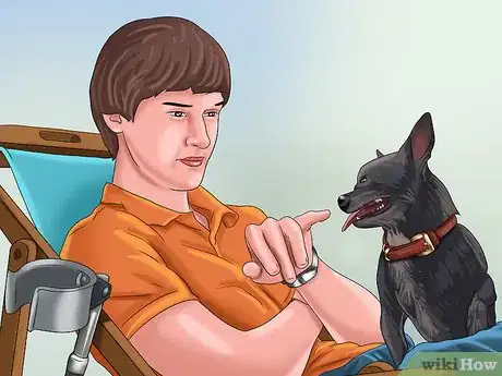 Image titled Play While On Crutches Step 8