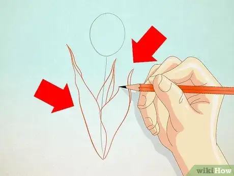 Image titled Draw a Tulip Step 2
