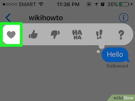 Image titled Add a Reaction or Tapback to an Apple Message Step 5