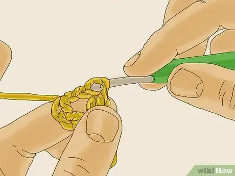 Image titled Crochet Petal Cone Edging Step 3