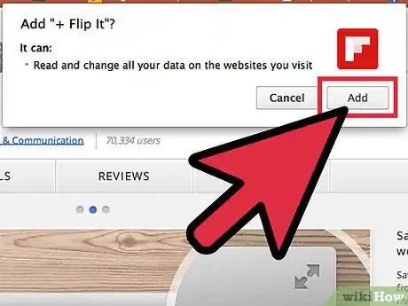 Image titled Install and Use the Flip It Chrome Extension and Bookmarklet Step 4