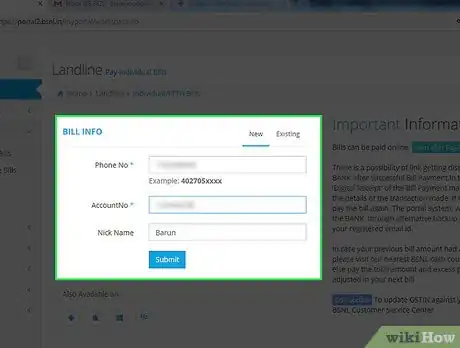 Image titled Pay BSNL Telephone Bills Online Step 6