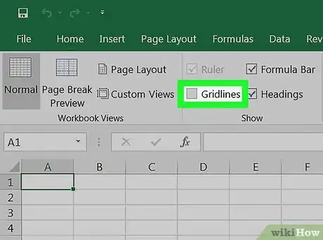 Image titled Hide Gridlines in Excel on PC or Mac Step 4