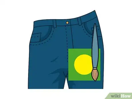 Image titled Paint Jeans Step 12