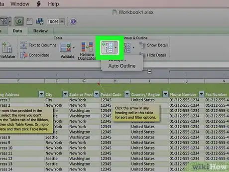 Image titled Group and Outline Excel Data Step 3