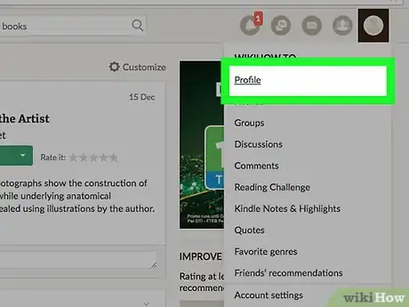 Image titled Manage Your Public Profile Information on Goodreads Step 2