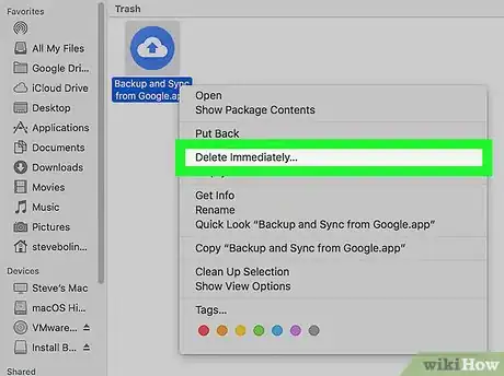 Image titled Uninstall Google Drive on Mac Step 15