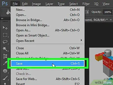 Image titled Create a Shirt in ROBLOX Step 7