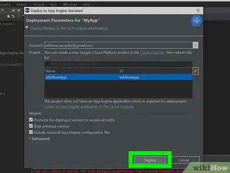 Image titled Create and Deploy a Java Web App to Google App Engine Step 26
