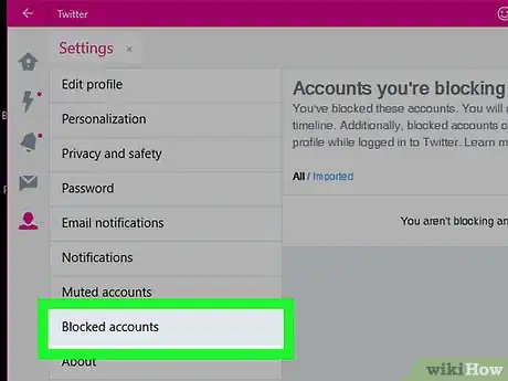 Image titled See Who You Have Blocked on Twitter Step 9