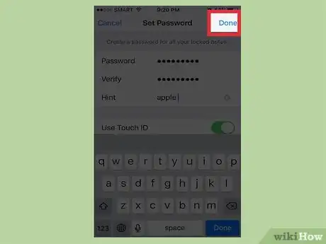 Image titled Password Protect Your Notes in iOS Step 8