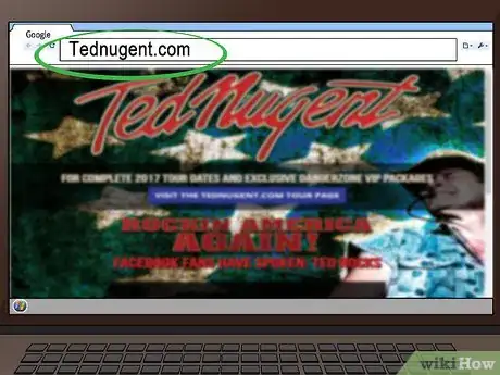 Image titled Email Ted Nugent Step 1