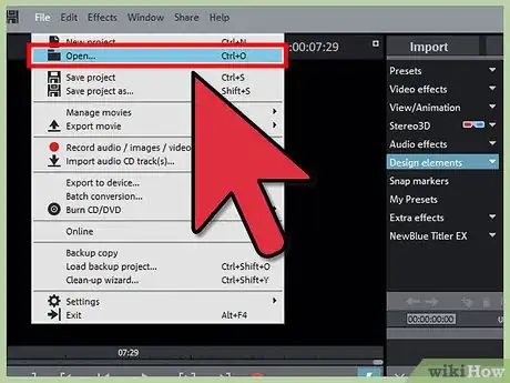 Image titled Synchronize Video Tracks Using the Audio in MAGIX Movie Edit Pro Step 1