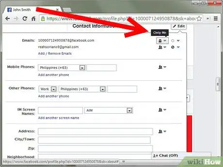 Image titled Hide Your E Mail on Your Facebook Profile Step 5Bullet2
