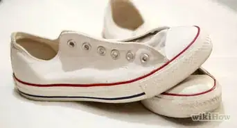 Clean Converse Shoes Using a Magic Eraser