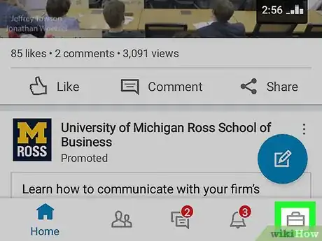 Image titled Add Your Resume to LinkedIn on Android Step 2
